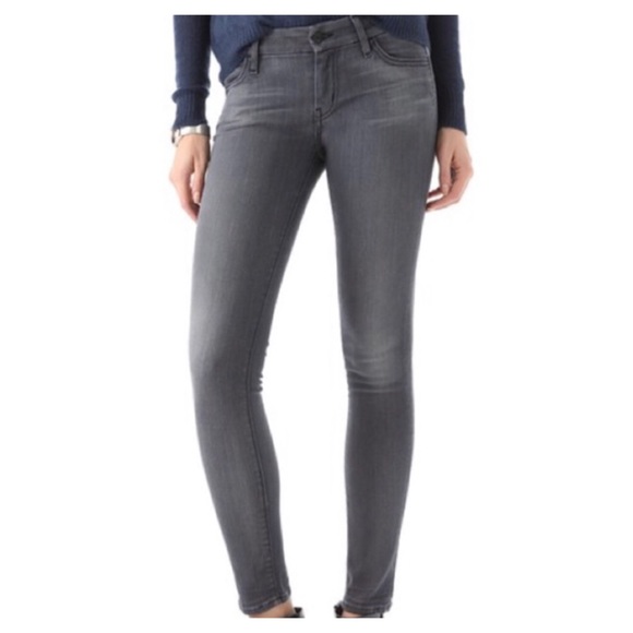 Nwt Koral Grey Denim Skinny Jeans Size 